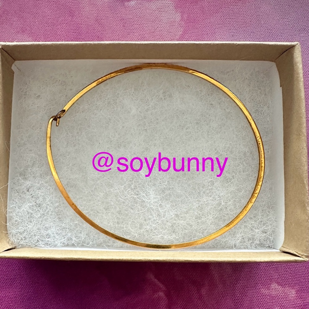 Christina Kober Gold Plated Bangle (EUC)